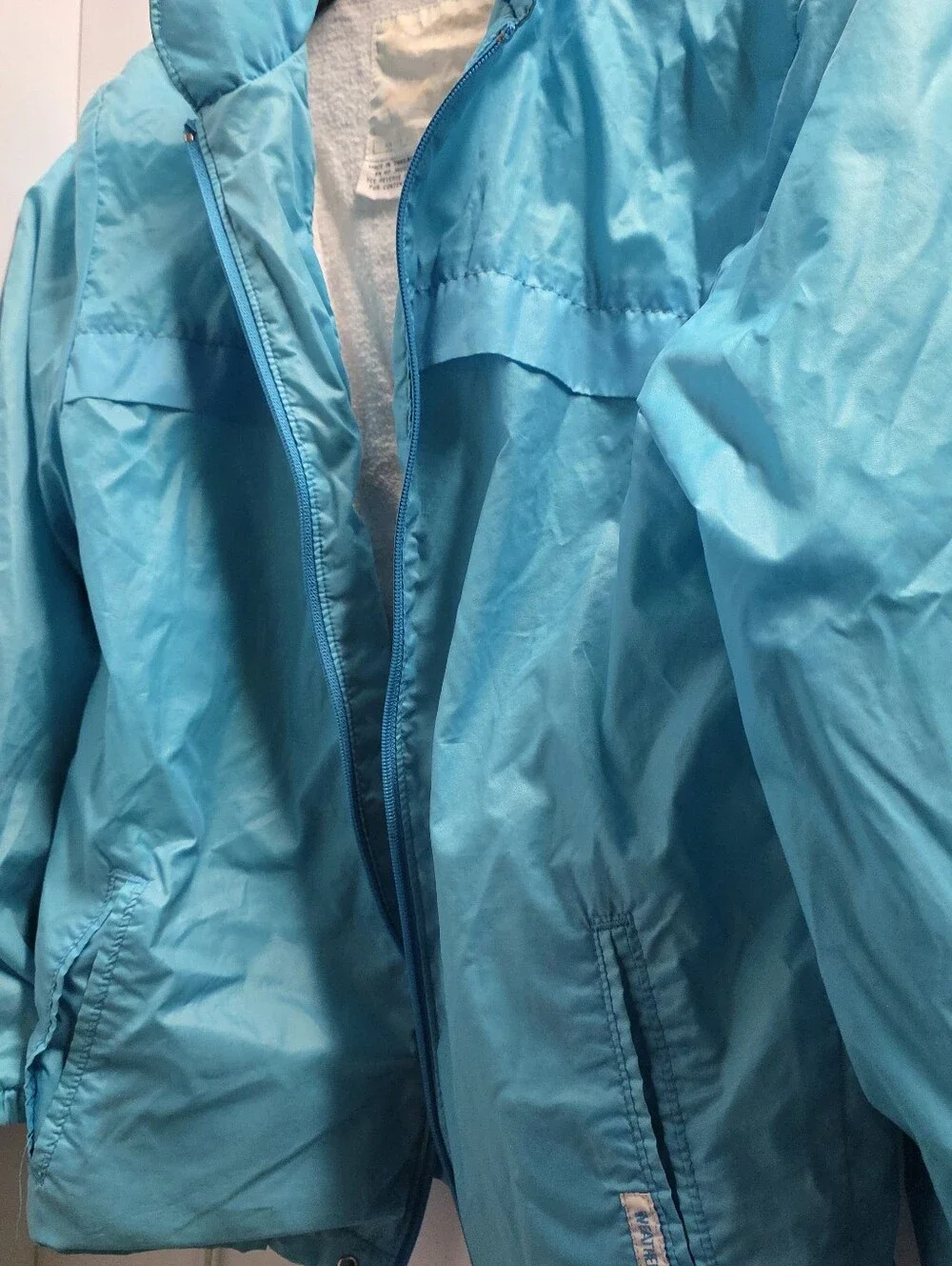 Kids Lightweight Blue Windbreaker Jacket